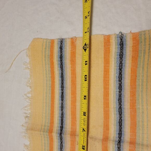 Vintage MCM Southwest Mexican Tablecloth Woven 2 Matching Napkins Fine Quality - Picture 9 of 11